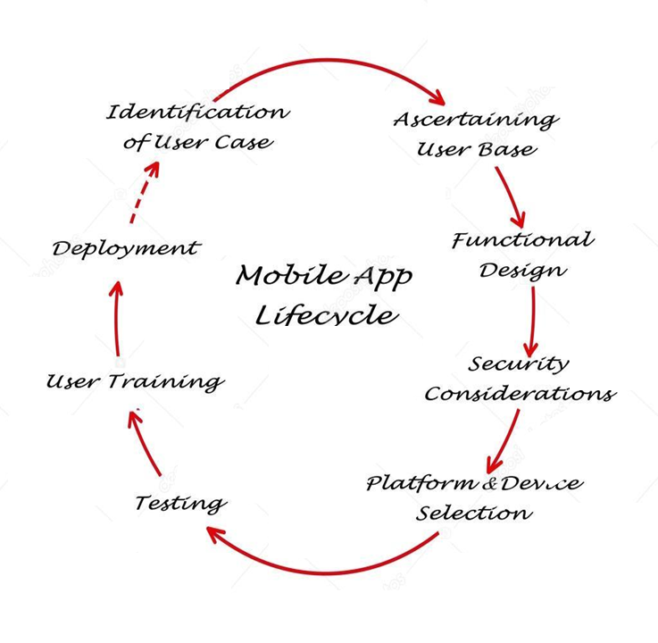saber del ciclo de vida de una aplicación móvil